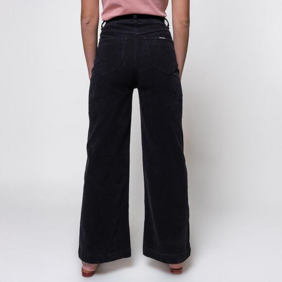 Rollas Sailor Highwaist Corduroy Flare Leg Jeans 30 - Picture 3 of 4